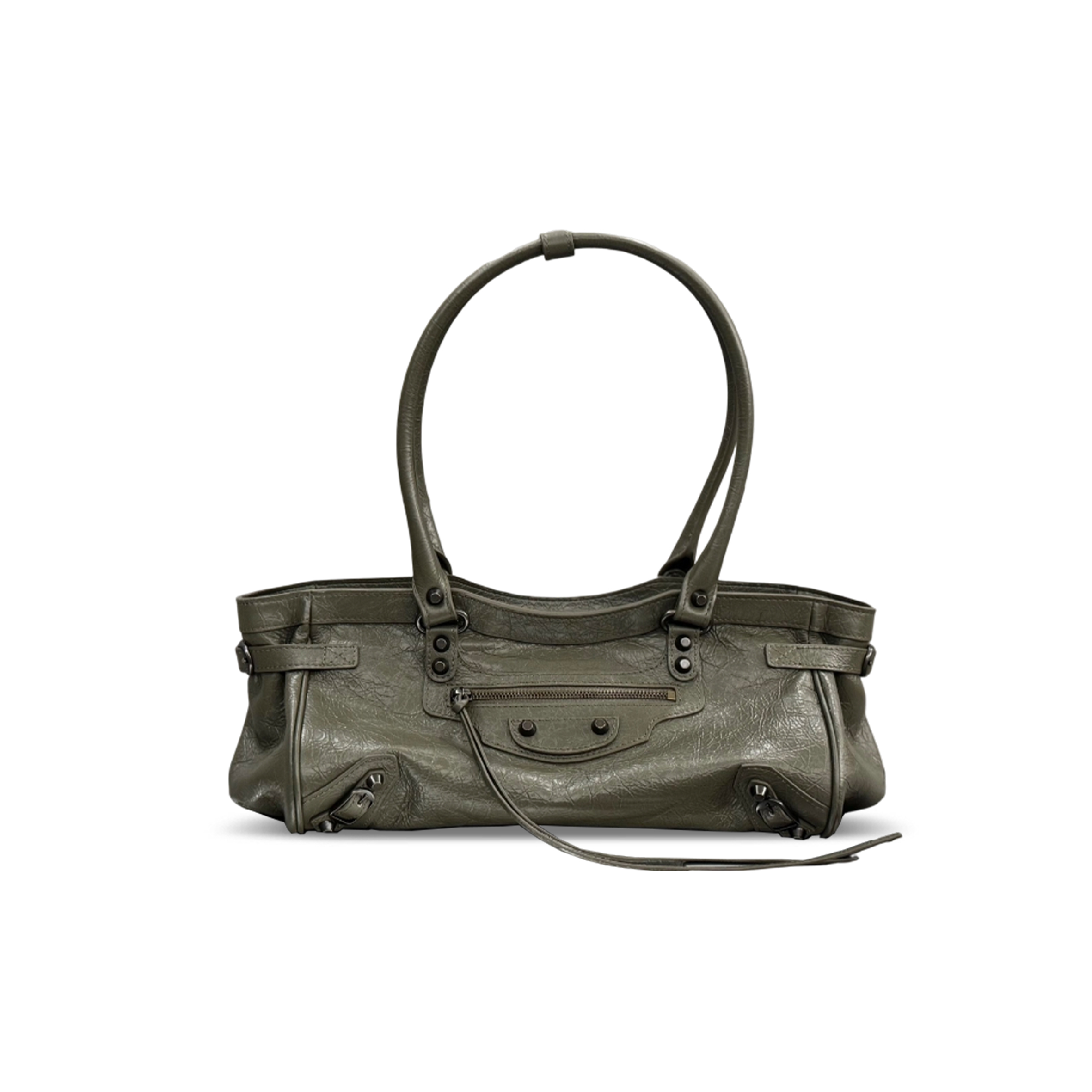 BALENCIAGA LE CITY EAST-WEST SHOULDER BAG (32*19*9cm)